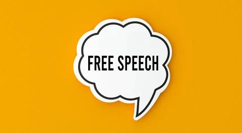 Free Speech Stock Illustration