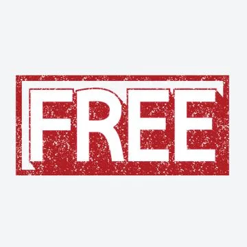 Free stamp vector illustration Stock Illustration