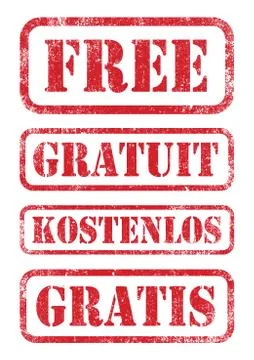 Free stamps Stock Illustration