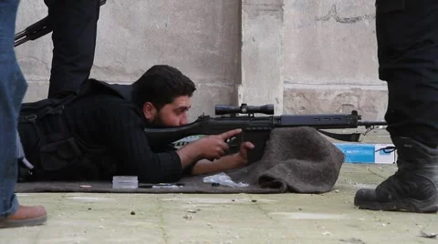 Free Syrian Army Target Practice Vidéo 53219375