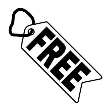 Free tag icon Stock Illustration