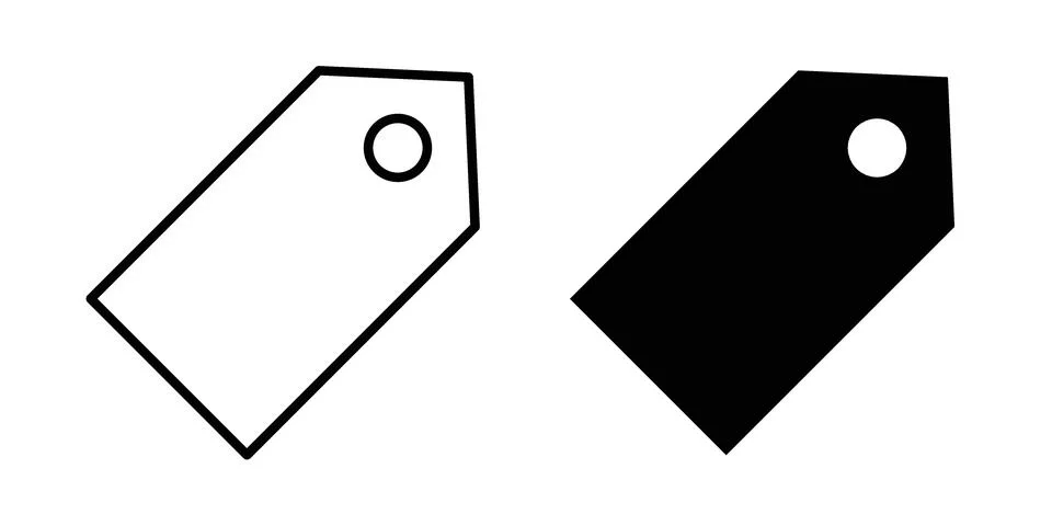 Free tag icon Illustration Eps10 for web or app Stock Illustration