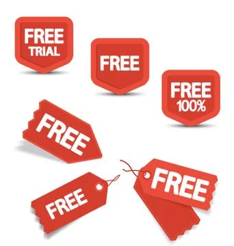 Free Tags Stock Illustration