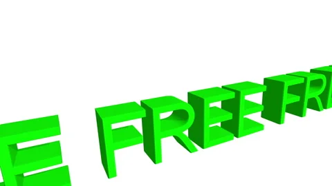 Free text down domino effect concept. Stock Footage 134653548