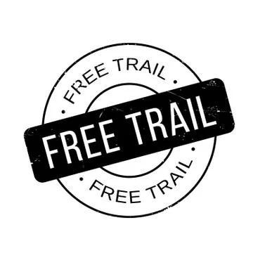 Free Trail rubber stamp Stock Illustration