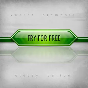 Free Trial Button Stock Illustration