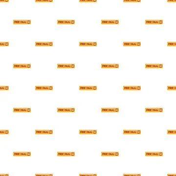 Free trial countdown seamless pattern background design 스톡 일러스트