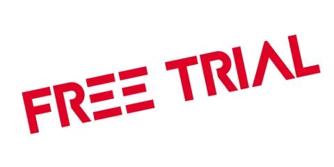 Free Trial rubber stamp Ilustração Stock