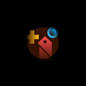 Free. Vector icon in gradient style. Editable illustration Stock Illustration