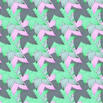 Free vector linear seamless abstract geometric pattern Ilustração Stock
