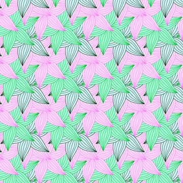 Free vector linear seamless abstract geometric pattern 스톡 일러스트