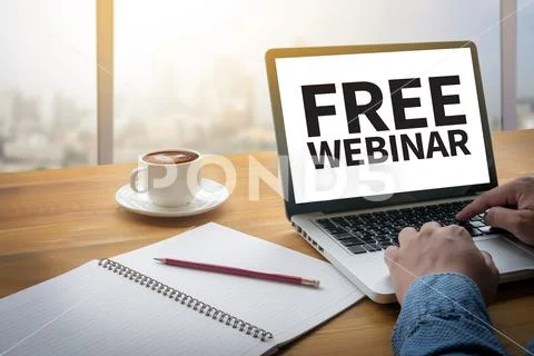 FREE WEBINAR Stock Photos