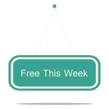 Free this week Stock Illustration