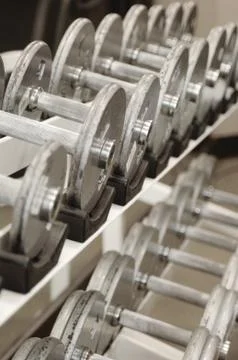 Free weights Foto stock