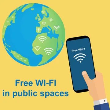 Free Wi-Fi Stock Illustration