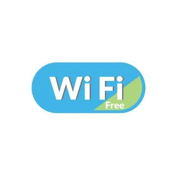 Free WiFi icon is basic vector icon, EPS10 Stock Illustration