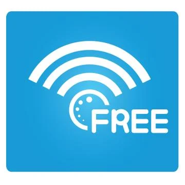 Free wifi Stock Illustration