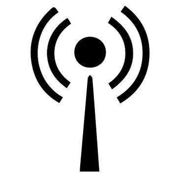 Free wifi signal vector,  service,sharing,set. Stock Illustration