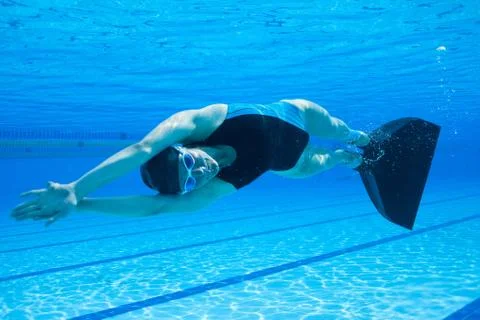 Freediver Foto stock