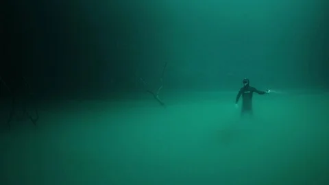 FREEDIVING TULUM Video stock 118376345