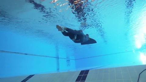 Freediving20 Stock Footage 125094163