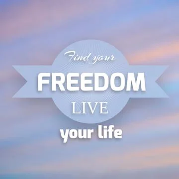Freedom background Stock Illustration