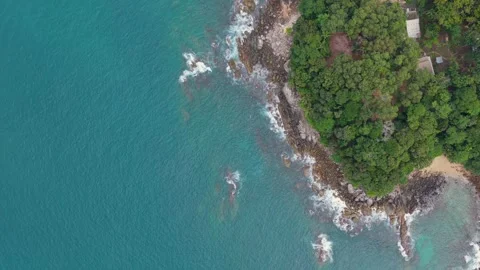 Freedom Beach in Phuket Thailand during summer Stock Footage 341855593