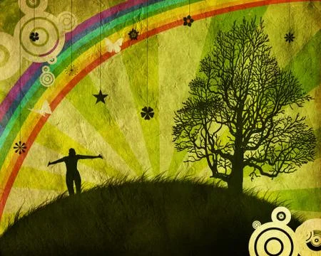 Freedom concept Stock Illustration