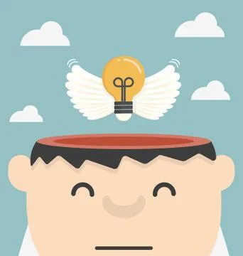 Freedom of Ideas concept Stock Illustration