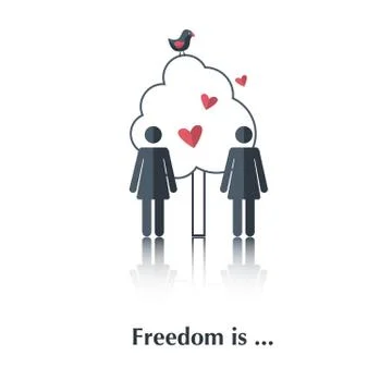 Freedom is Stock Illustration