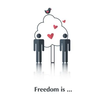 Freedom is Stock Illustration