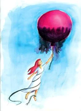 FREEDOM Illustrazione stock