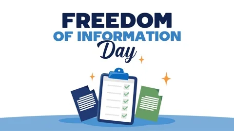 Freedom of information day for better information transparency 動画素材 344831091