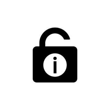Freedom of information icon. Design template vector Stock Illustration