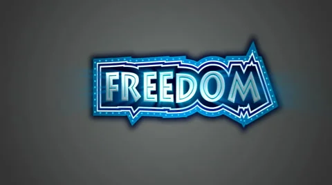 Freedom Label Stock Footage 1142775