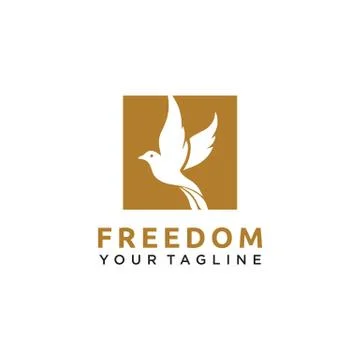 Freedom Logo Templates and Vector Abstract Stock Illustration