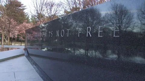Freedom Is Not Free Stock Footage 24614724