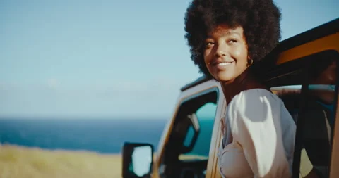 Freedom on the Open Road Stock Footage 172336720