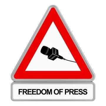 Freedom of press Ilustración de archivo