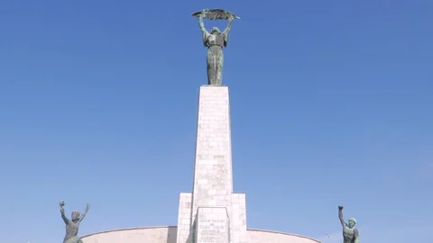 Freedom Statue, Budapest 動画素材 90706656