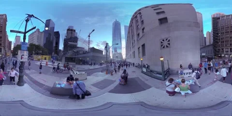 Freedom Tower 360 VR in 4k  Vídeo Stock 54632664