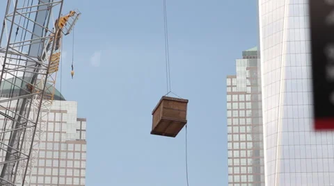 Freedom Tower and Construction Stock Footage 63464892