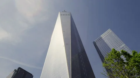 Freedom tower close-up 2 Video stock 41689994