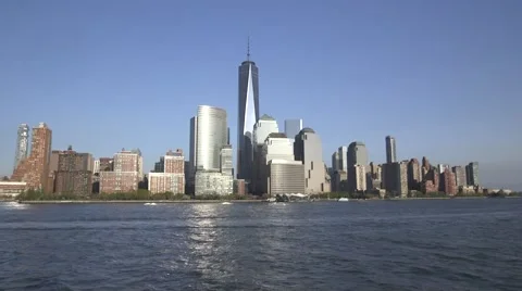 Freedom Tower at Dusk Stock Footage 62783856