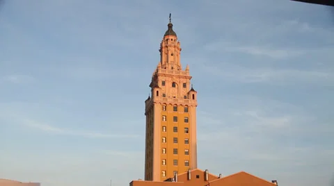 Freedom Tower, Miami Stock Footage 39461571