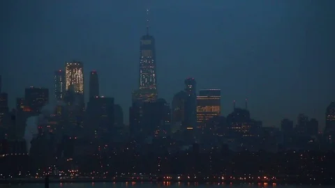 Freedom Tower at Night Vidéo 71088461
