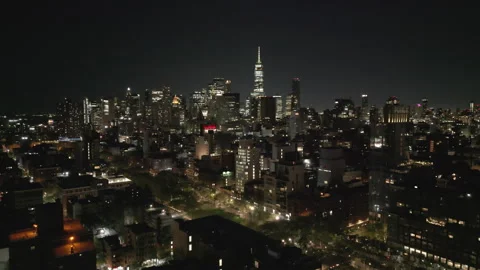 Freedom Tower wide shot Stock Footage 308517996