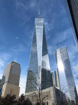 Freedom Tower at World Trade Center Stock Photos