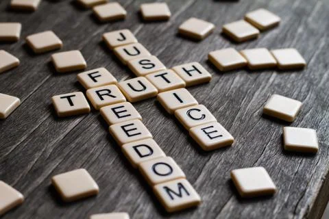 Freedom Truth Justice-1 Stock Photos