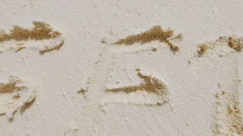 Freedom Written In Sand 스톡 동영상 89588242